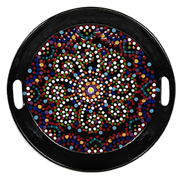 Fish Creek Mosaic Mandala Tray