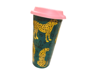 Fish Creek Cheetah Travel Mug