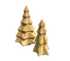 Fish Creek Rustic Glaze Faceted Trees