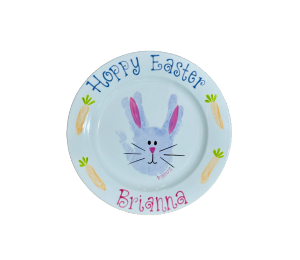 Fish Creek Easter Bunny Plate