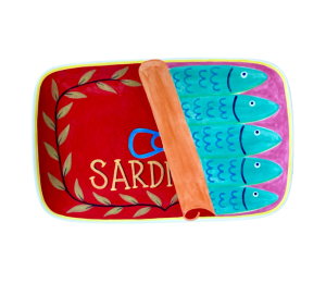Fish Creek Sardines Dinner Plate