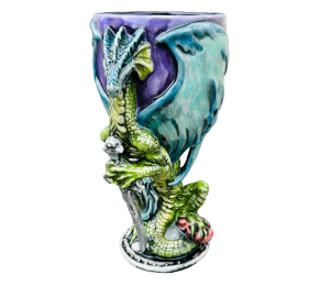 Fish Creek Antique Dragon Goblet